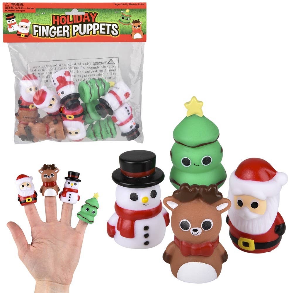 CHRISTMAS FINGER PUPPET 2"