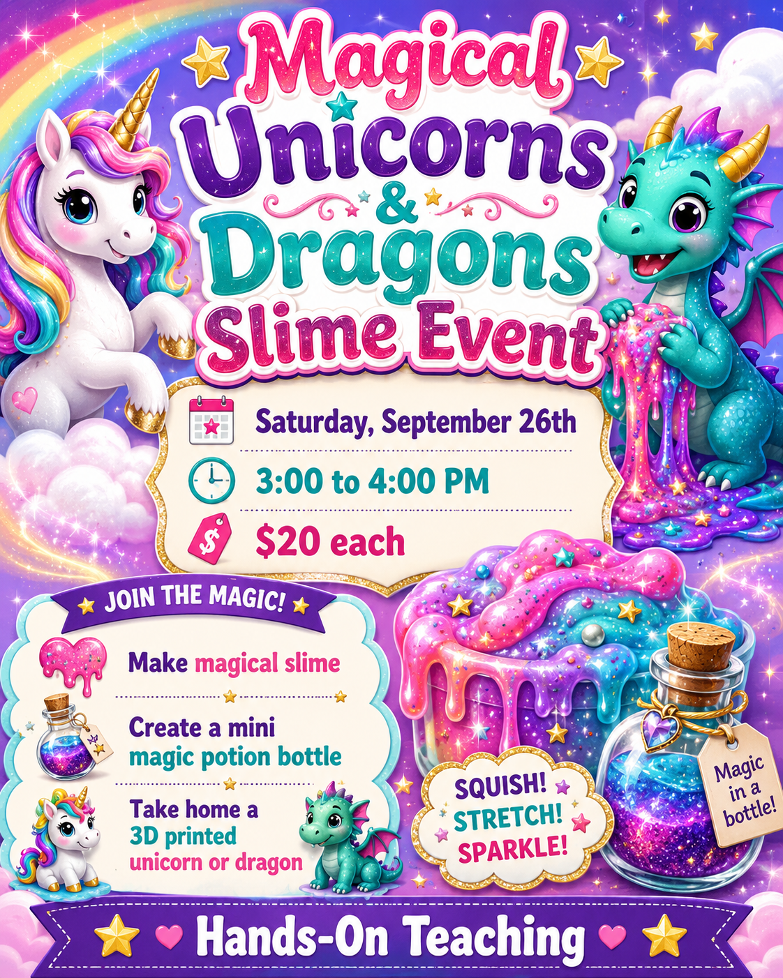 Unicorns & Dragons Slime Event
